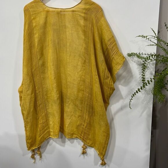 Francesca’s yellow boho cover up one size NWT - Picture 5 of 5